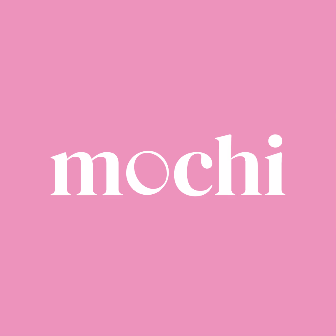 Mochi   לוגו מיתוג ורוד